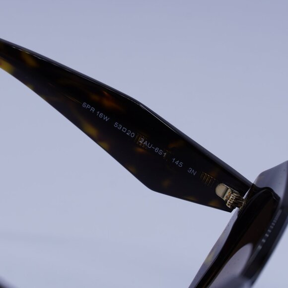 Prada PR16WS 2AU6S1 Sunglasses Tortoise Geometric Frame, Brown Lenses main image 5